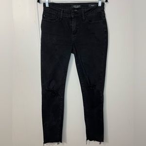 Judy Blue Slim‎ Fit black distressed skinny jeans size 3/26